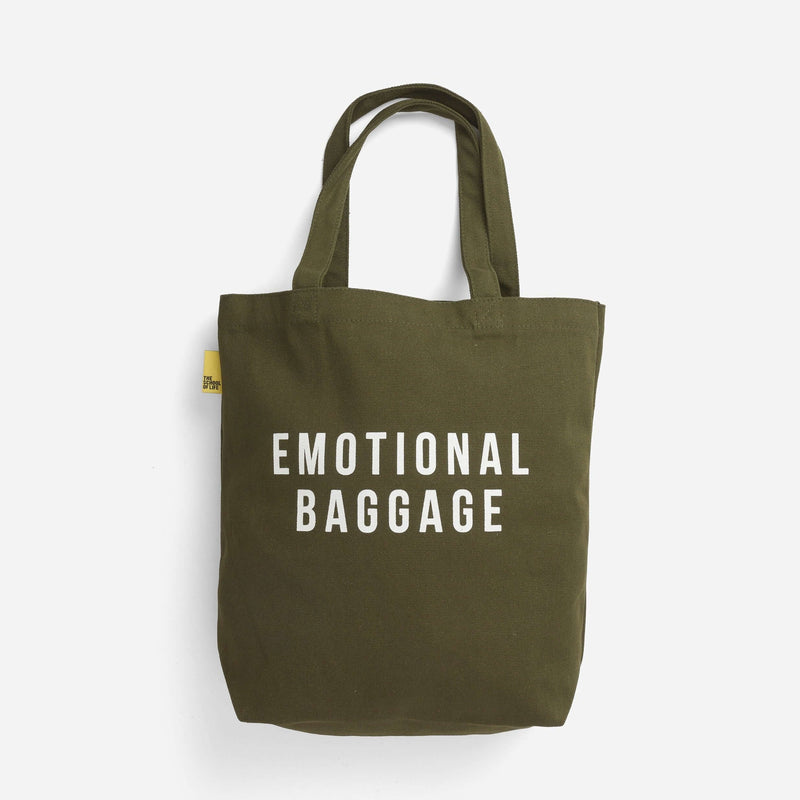 emotional baggage tote