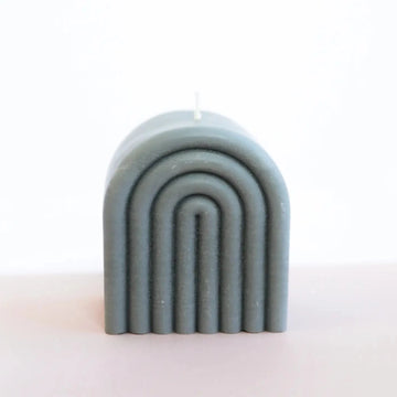 arch candle - grey
