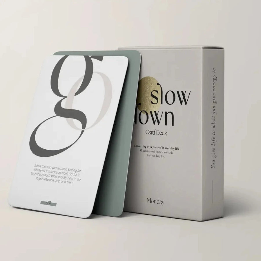 slow down card deck