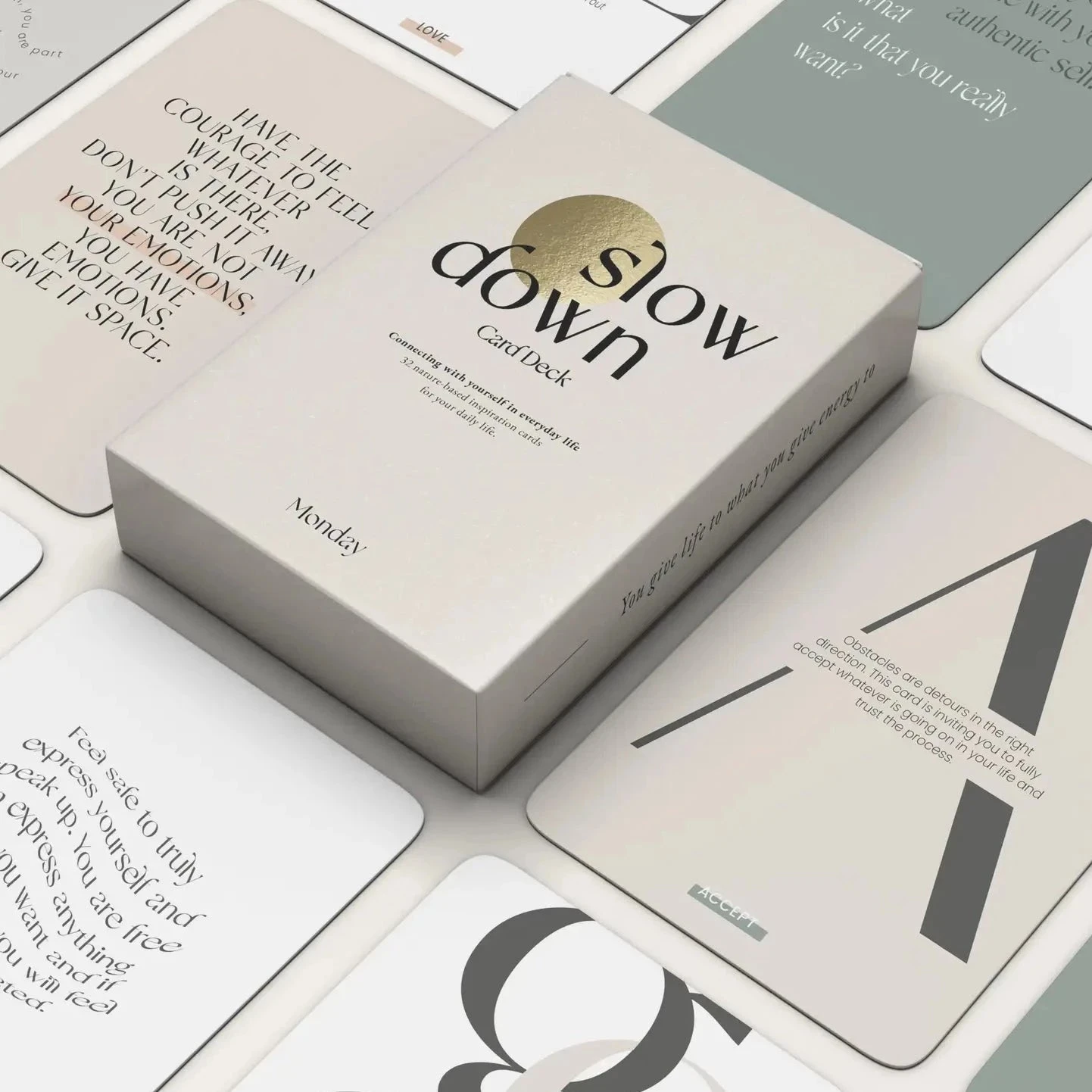 slow down card deck