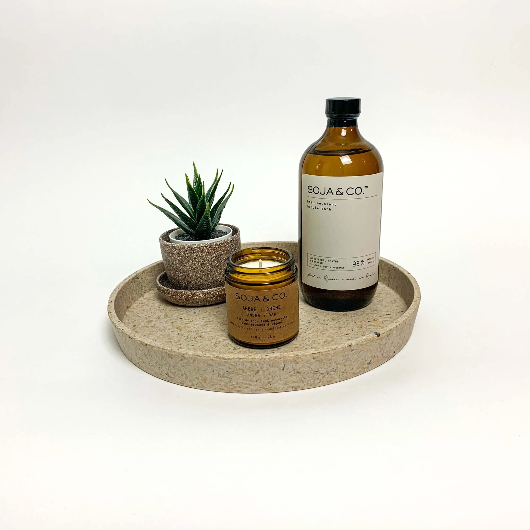 11" rice husk tray