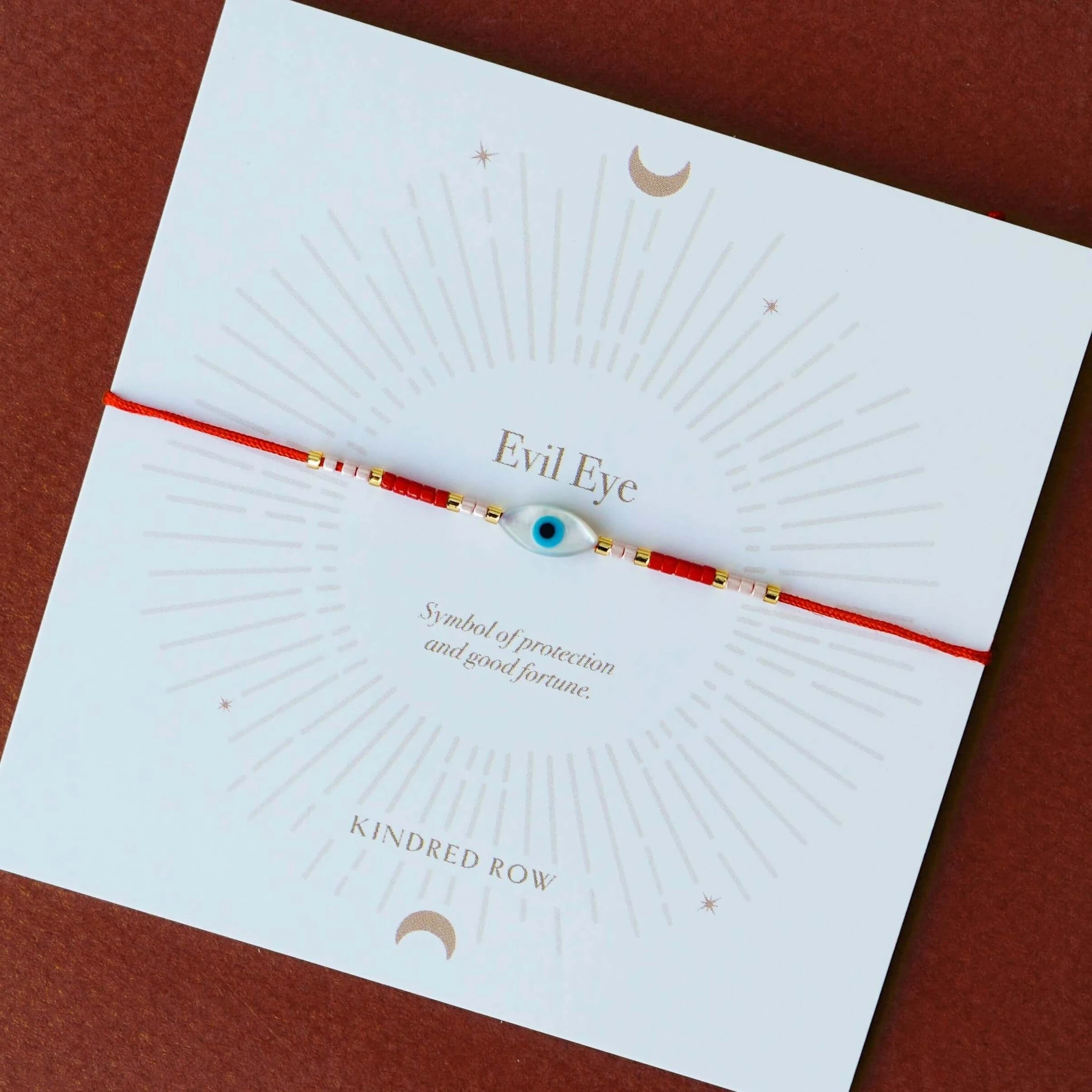 evil eye bracelet (red)