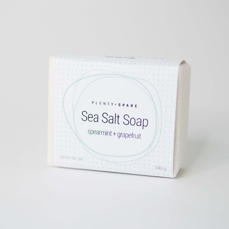mint sea salt soap