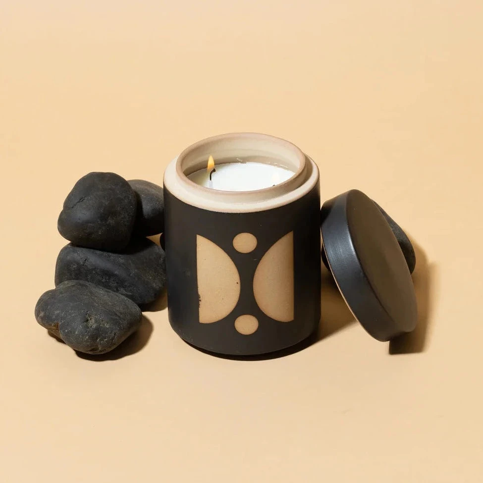 palo santo suede candle