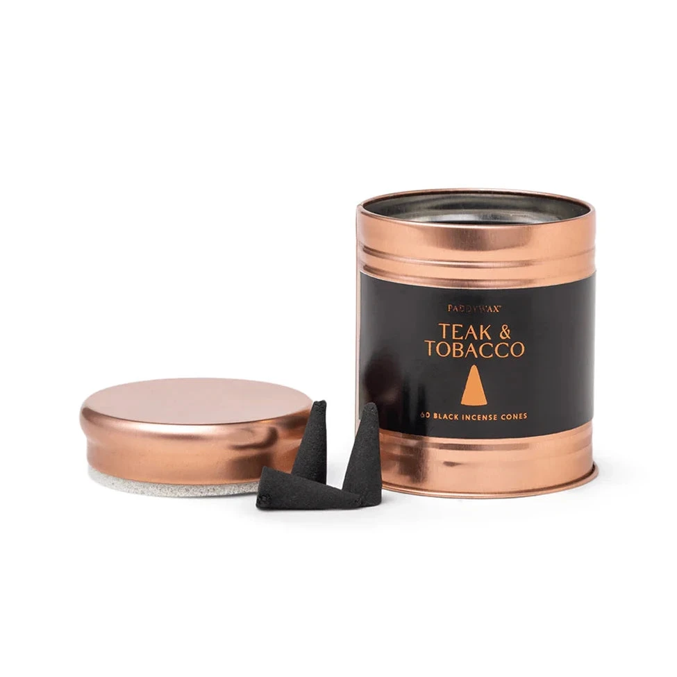 teak & tobacco Incense cones