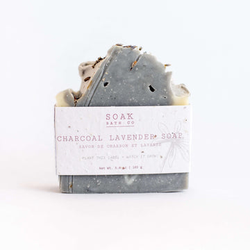 charcoal lavender soap