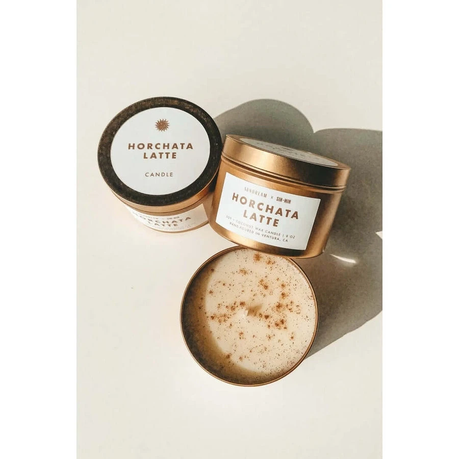horchata latte candle