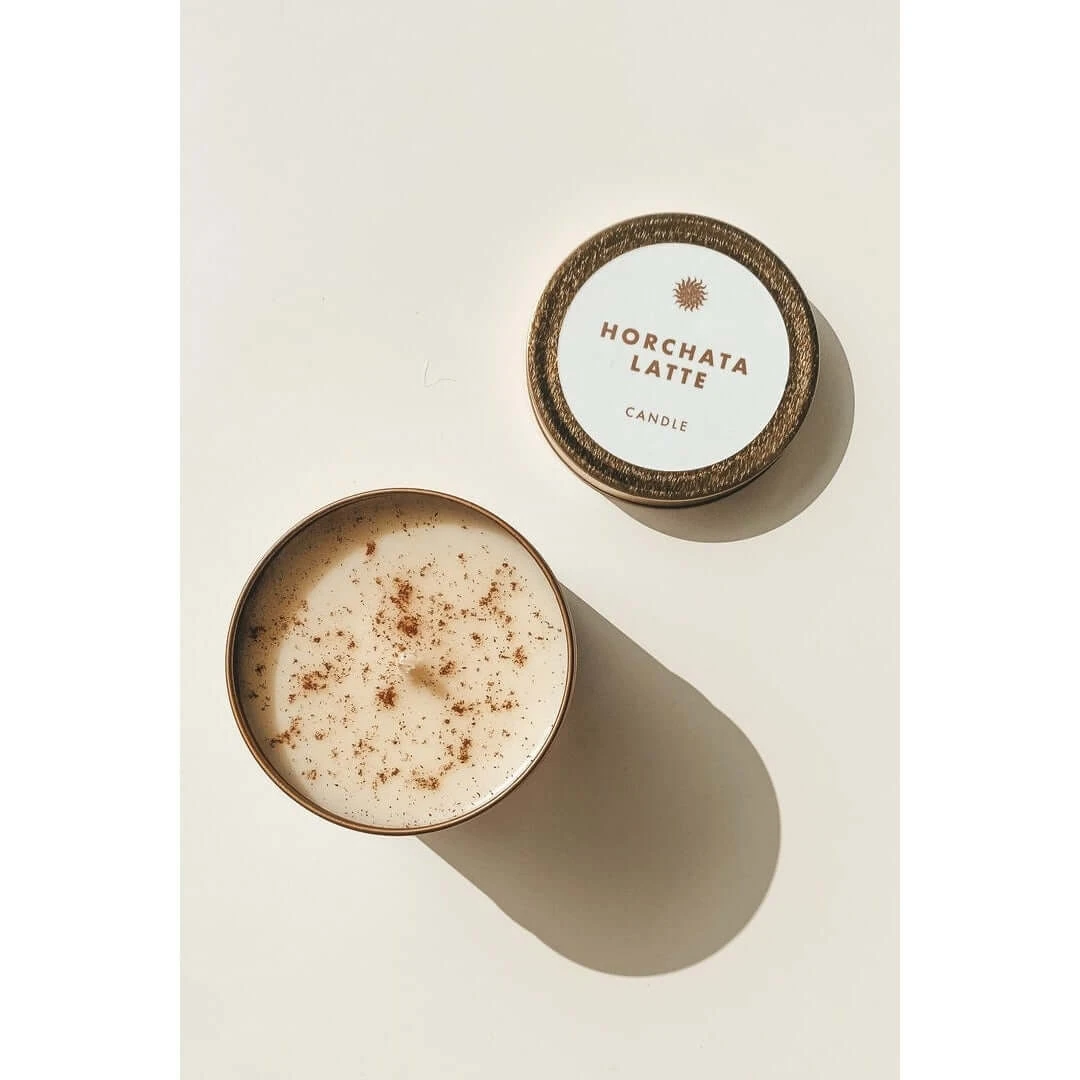 horchata latte candle