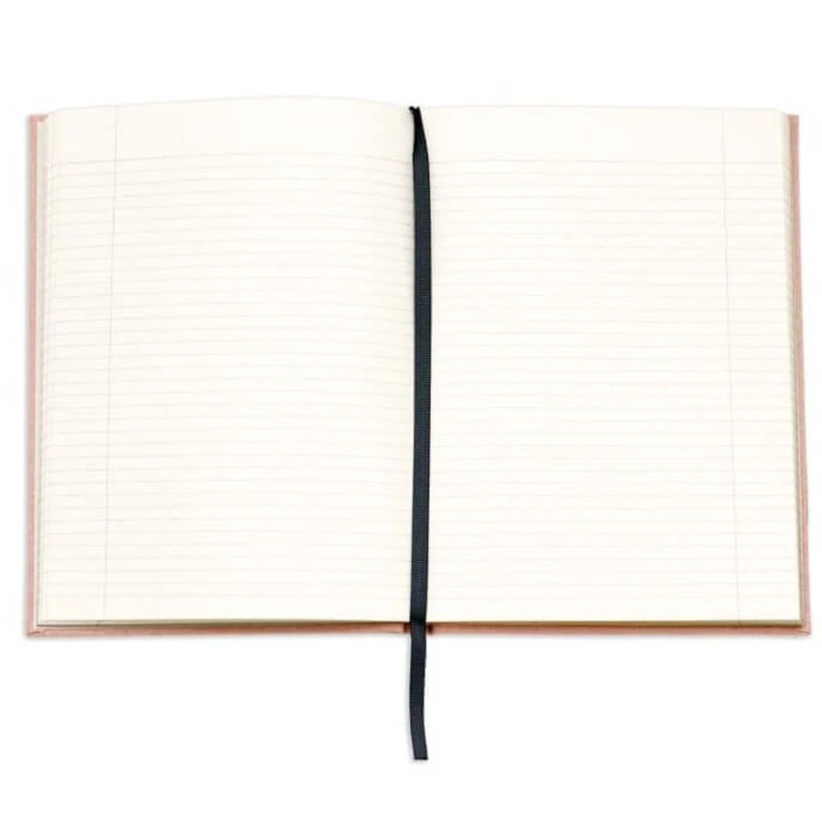 pink linen journal