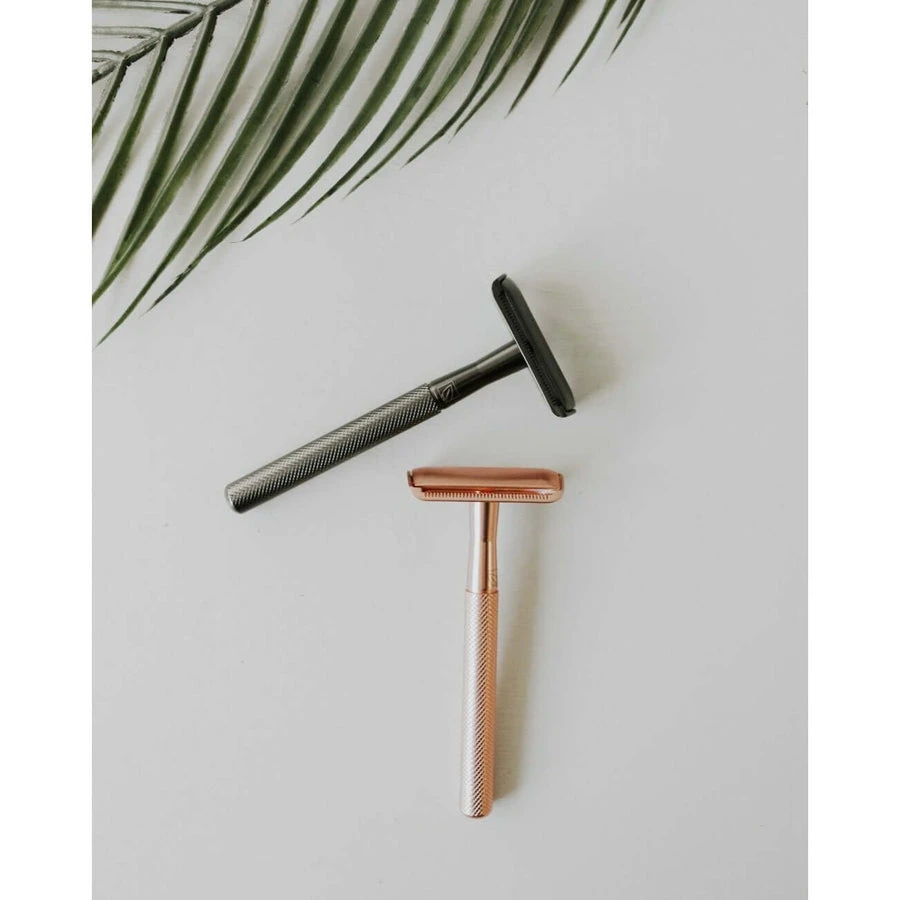 plastic-free razor (rose)