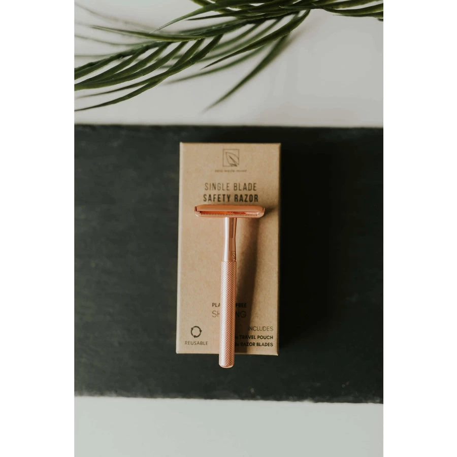 plastic-free razor (rose)